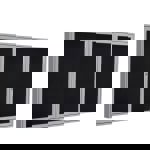 Cork Bulletin Boards; Bulletin Board Type: Enclosed Recycled Rubber Bulletin Board ; Board Color: Black ; Board Material: Rubber ; Width (Inch): 86 ; Height (Inch): 48 ; Frame Material: Aluminum